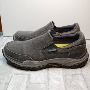 SKECHERS Men's Relaxed Fit Air Cooled Mem Foam Goodyear Soles Canvas Size 13